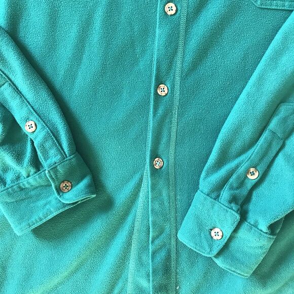 Vintage REI Polartec Fleece Shirt Jacket XL Button Up 80s 90s Retro USA Polartec - Picture 5 of 10